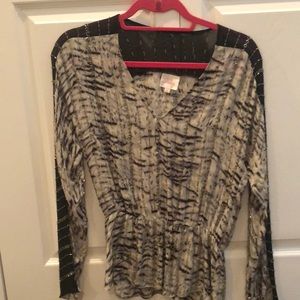 Parker beaded blouse size xs